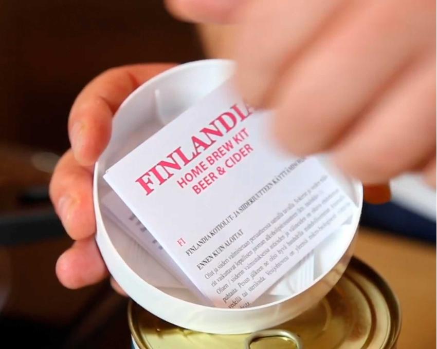 Пивной набор Finlandia Dark, банка 1 кг, Senson Oy, Финляндия