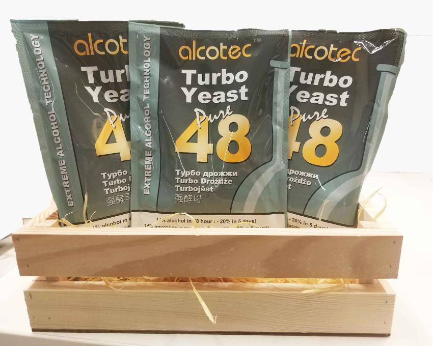 Дрожжи спиртовые Alcotec 48 Turbo н/у, Соединенное Королевство, Hambleton Bard, пакеты 130 г