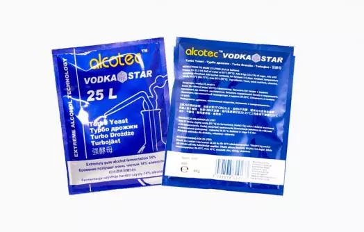 Дрожжи спиртовые Alcotec Vodka Star н/у, Соединенное Королевство, Hambleton Bard, пакеты 66 г