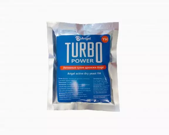 Дрожжи спиртовые Angel Turbo Power н/у, Китай, ANGEL YEAST CO., LTD, пакеты 250 г