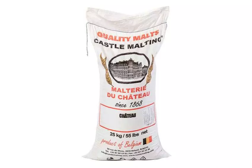 Солод ячменный специальный импортный, Roasted Barley, Castle Malting, мешок 25 кг