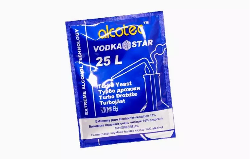 Дрожжи спиртовые Alcotec Vodka Star н/у, Соединенное Королевство, Hambleton Bard, пакеты 66 г