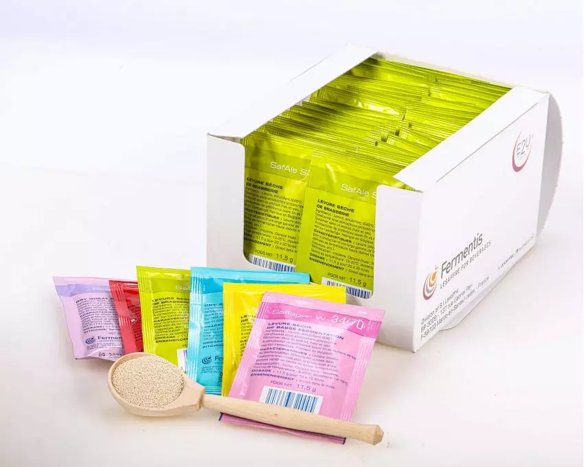 Дрожжи пивные Saflager W34/70, Бельгия, Fermentis, пакеты 11,5 г