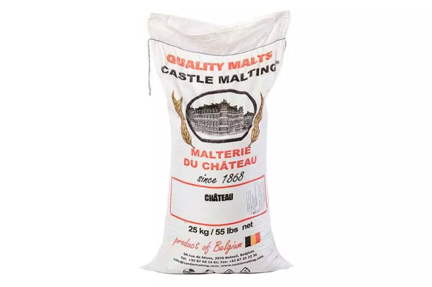Солод ячменный специальный импортный, Melano chateu malt, Castle Malting, мешок 25 кг