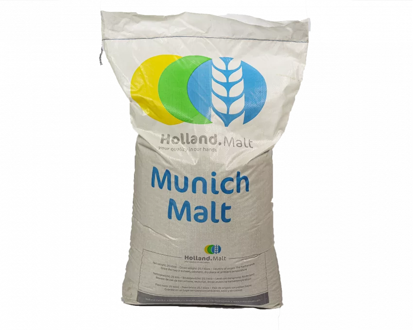 Солод ячменный специальный импортный, Munich Pale malt, Holland Malt, мешок 25 кг