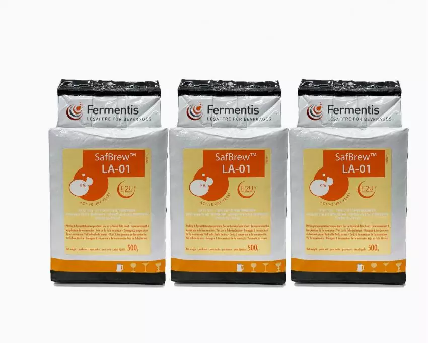 Дрожжи пивные Safbrew LA-01, Бельгия, Fermentis, пакеты 0,5 кг