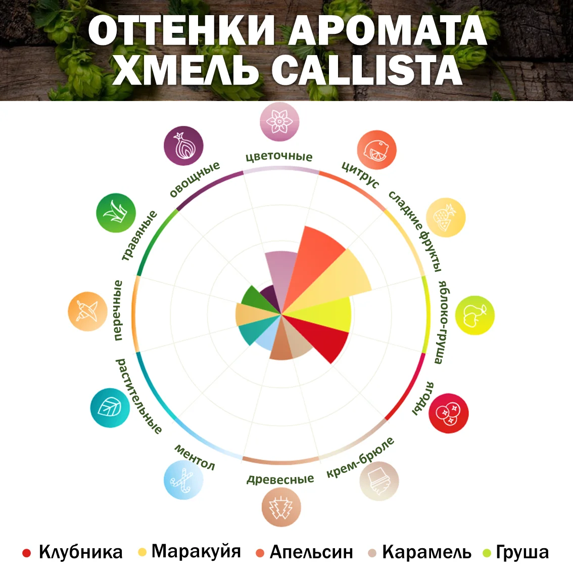 Хмель гранулированный Callista (Каллиста)