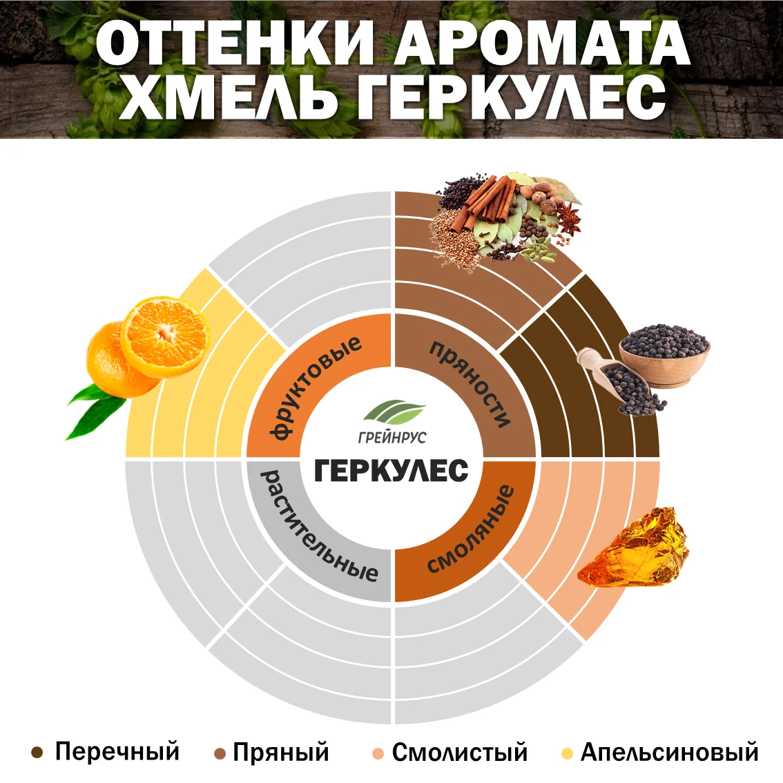 Хмель гранулированный Геркулес