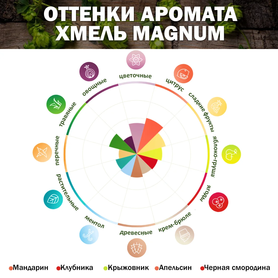 Хмель гранулированный Magnum (Магнум)