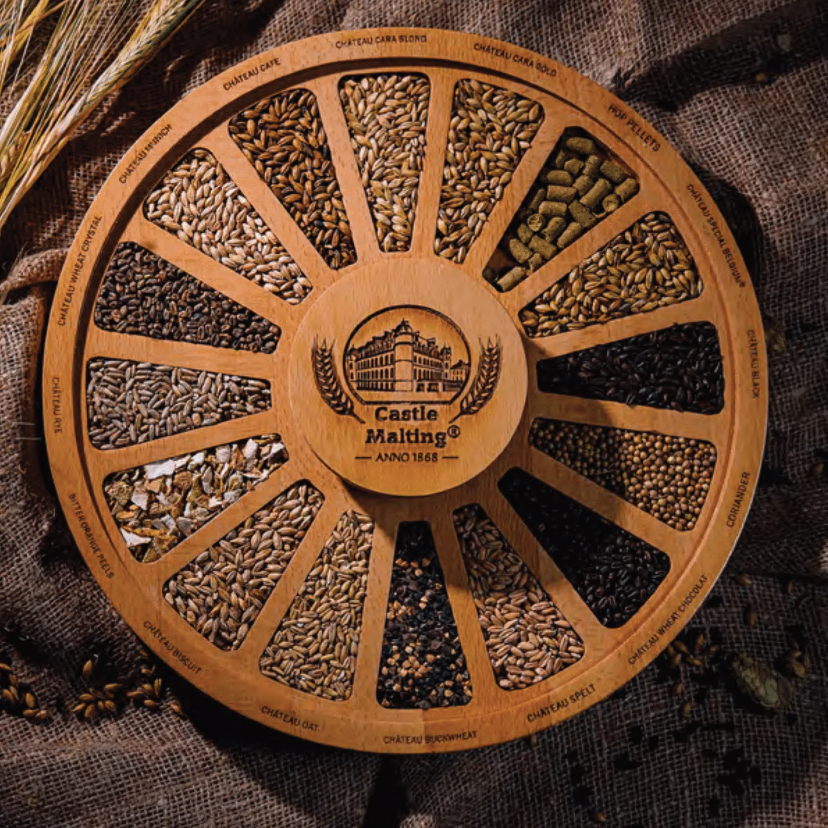 Солод ячменный специальный импортный, Roasted Barley, Castle Malting, мешок 5 кг