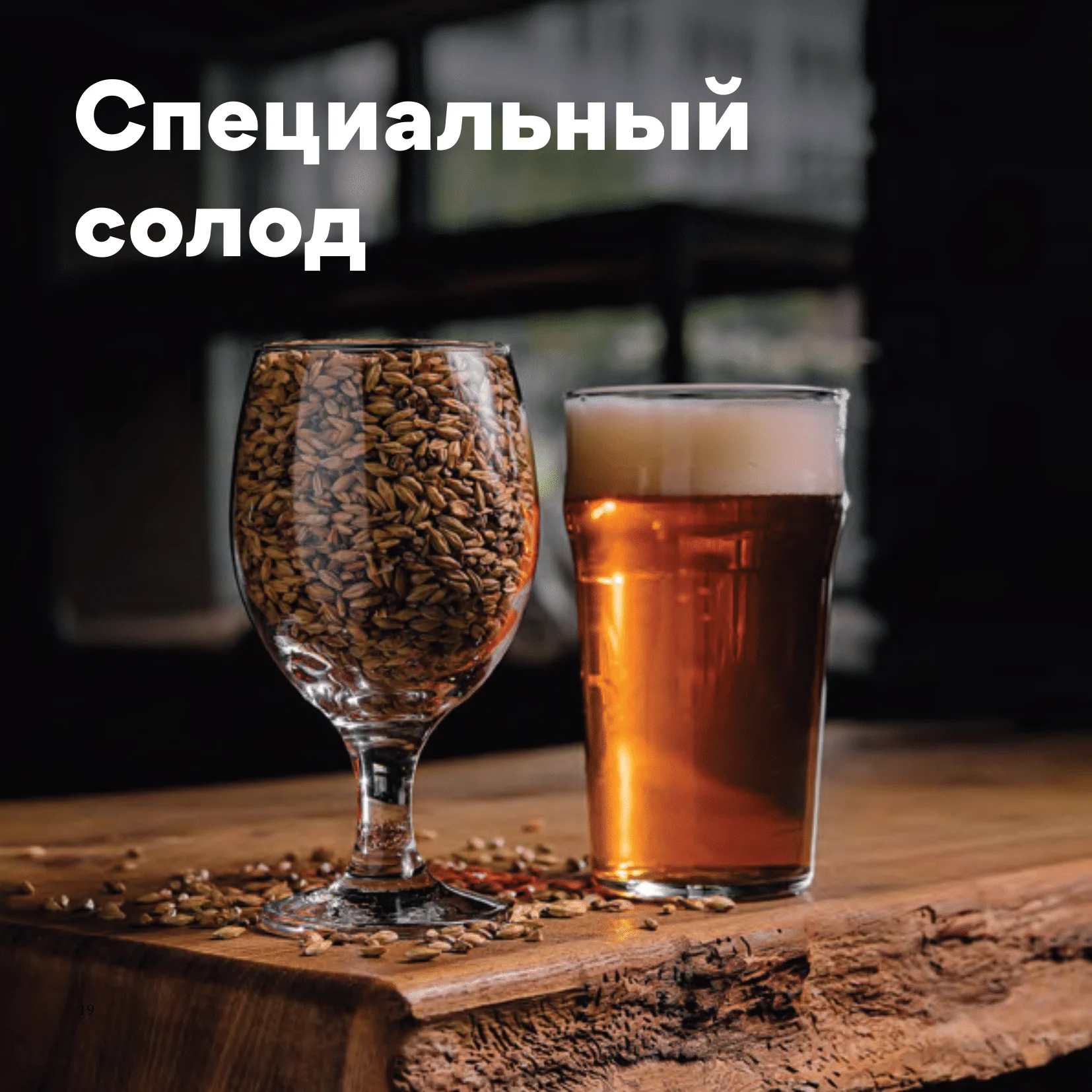 Солод ячменный специальный импортный, дроблёный, Munich malt, Castle Malting, мешок 5 кг